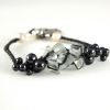 Bijou en verre - Bracelet "Aurore" anthracite - SaraBartko