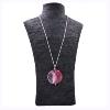 Pendentif en verre Coraux rose - Floriane Lataille