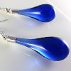 Boucles d'oeilles "Goutte de Verre" Bleu - Adrian Colin