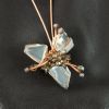 Bijou en verre - Collier "Rockmantic" bronze - SaraBartko