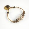 Bijou en verre - Bracelet "Aurore" beige- SaraBartko