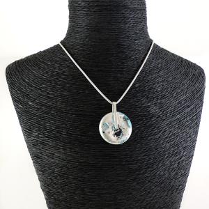 Pendentif en verre de Murano "Clair de Lune" - Floriane Lataille