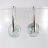 Boucles d'oreilles en verre "Clair de Lune" - Floriane Lataille