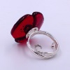 Bijou en verre - Bague "Coquelicot" rouge - Mari&Femme