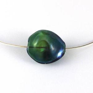 Collier en verre "Précieux Caillou", Jean-Pierre Baquère