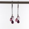 Boucles d'oreilles en verre "Gouttes de Rosée" - Elodie Pavie