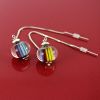 Boucles d'oreilles Arc-en-Ciel en verre de Murano et argent  - Floriane Lataille