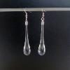 Boucles d'oeilles "Goutte de Verre" Transparence longues - Adrian Colin