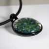 Pendentif en verre "Implosion" Vert - Adrian Colin