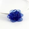 Collier en verre "Rose de Verre" bleue - Adrian Colin