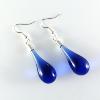 Boucles d'oeilles "Goutte de Verre" Bleu - Adrian Colin